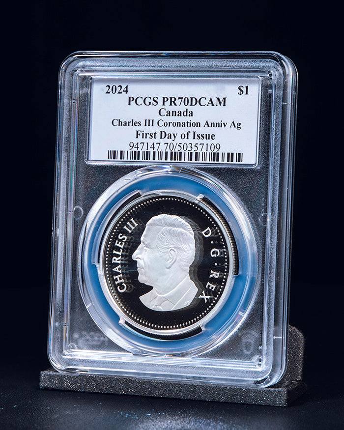 2024 Canada King Charles III Coronation Anniversary | First Day of Issue PCGS PR70 Deep Cameo | Steve Rosati Autographed