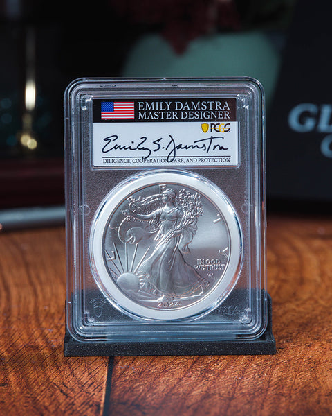 Exclusive 2024 P Silver Eagle MS70 - Autographed by Designer