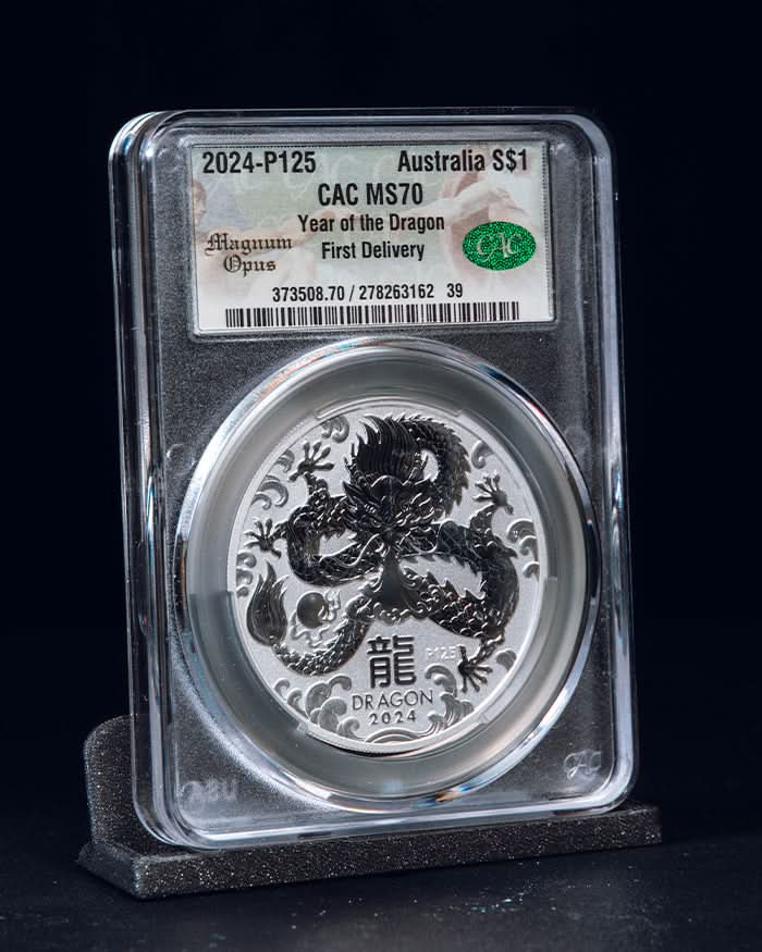 Perth Year of the Dragon First Delivery CAC MS70 - 2024 P125