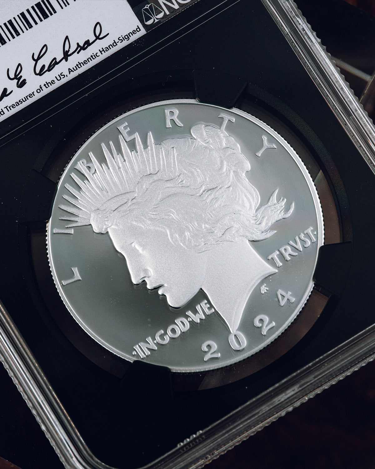 2024 S Morgan and Peace Dollar Set | Advanced Releases PF70 Ultra Cameo | Anna Cabral Autographed