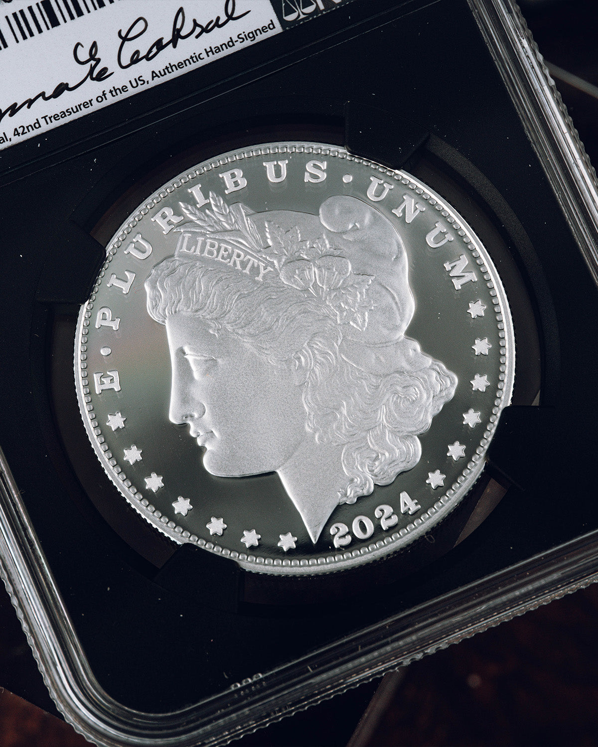 2024 S Morgan and Peace Dollar Set | Advanced Releases PF70 Ultra Cameo | Anna Cabral Autographed