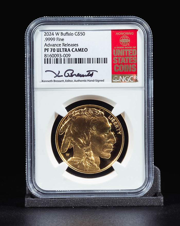 2024 W Buffalo | Advance Releases PF70 Ultra Cameo | Kenneth Bressett Autographed