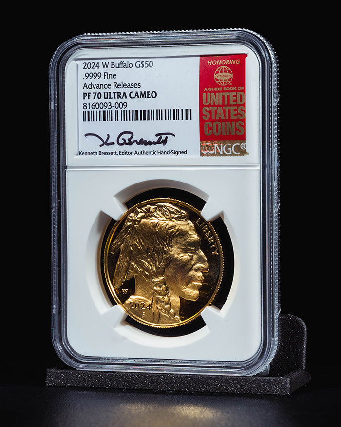 2024 W Buffalo | Advance Releases PF70 Ultra Cameo | Kenneth Bressett Autographed