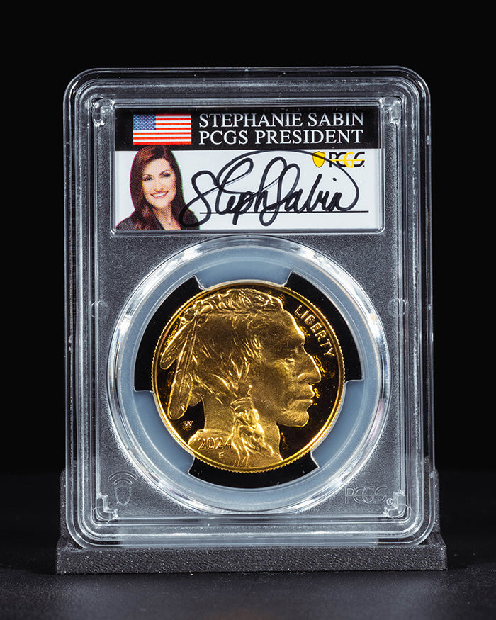 2024 W Buffalo | Advance Releases PR70 Deep Cameo | Stephanie Sabin Autographed