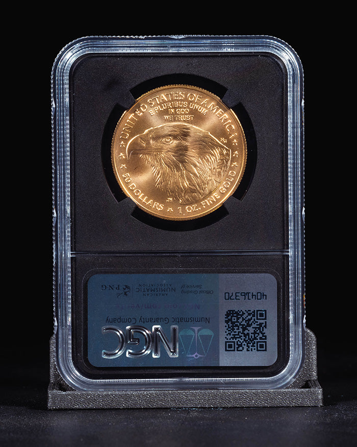 2024 W Burnished Gold Eagle | Advance Releases MS70 "Global Coin Series" | Anna Cabral Autographed