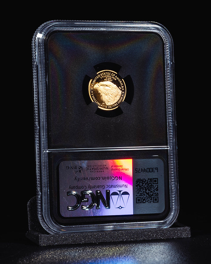 2024 W $5 Gold Eagle | Advance Releases PF70 Ultra Cameo "Global Coin Series" | Anna Cabral Autographed