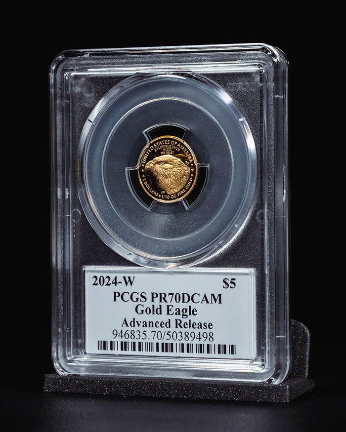 2024 W $5 Gold Eagle | Advance Releases PCGS PR70 Ultra Cameo | Stephanie Sabin Autographed