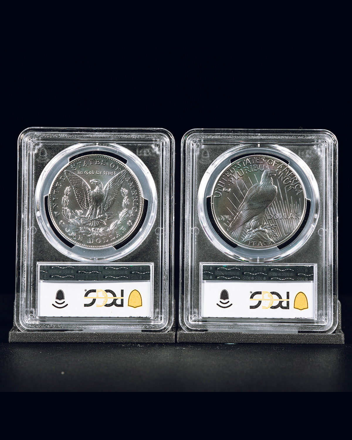 2023 $1 Morgan and Peace Set | Advanced Release PCGS MS70