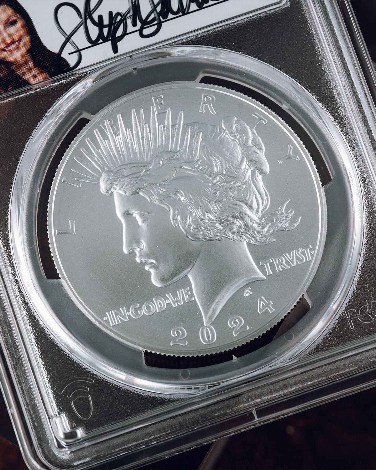 2024 $1 Morgan and Peace Dollar Set | Advanced Release PCGS MS70 | Stephanie Sabin Autographed