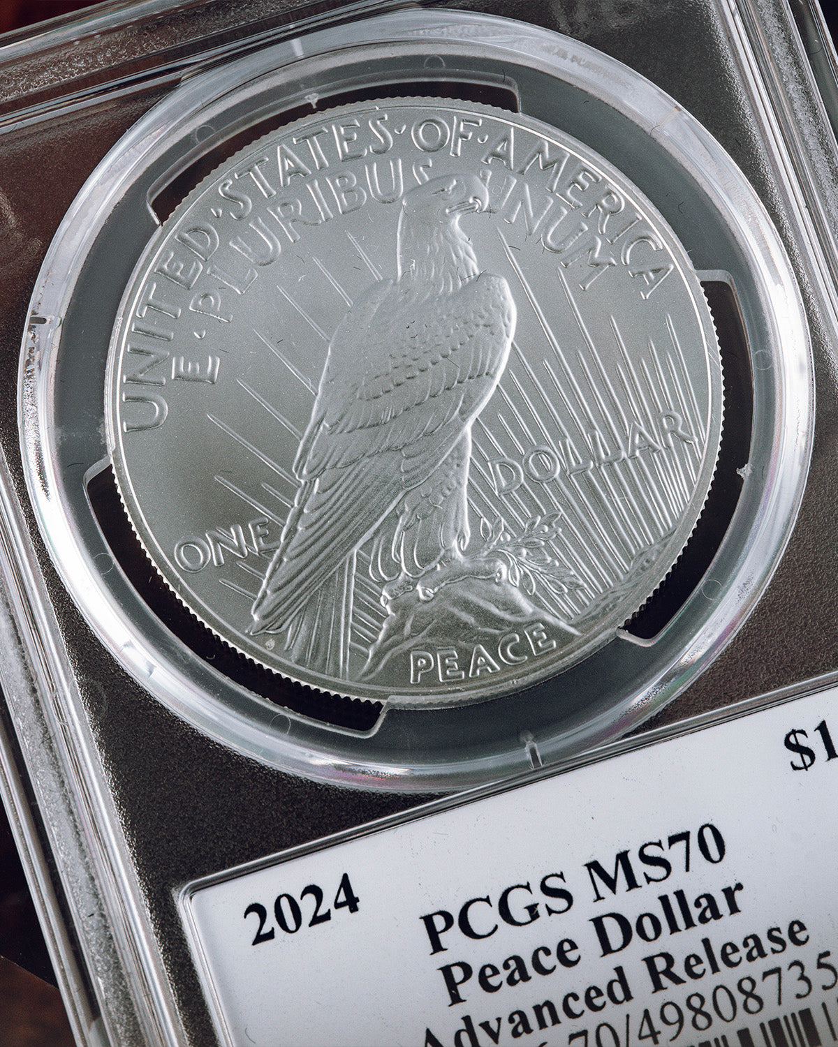 2024 $1 Morgan and Peace Dollar Set | Advanced Release PCGS MS70 | Stephanie Sabin Autographed