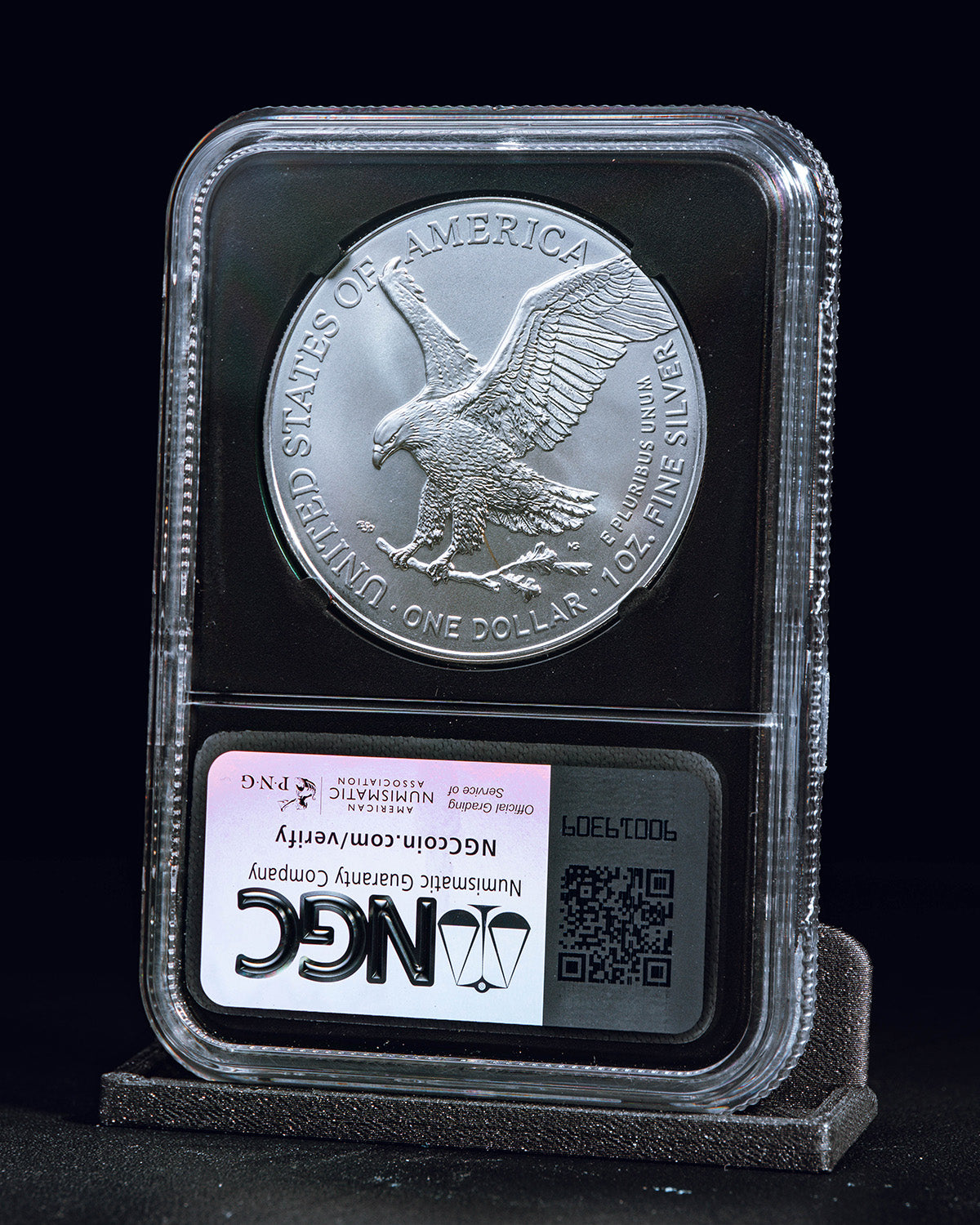 2024 $1 Silver Eagle "Santa Label" | NGC MS70