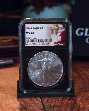 Silver Eagle "Santa Label"