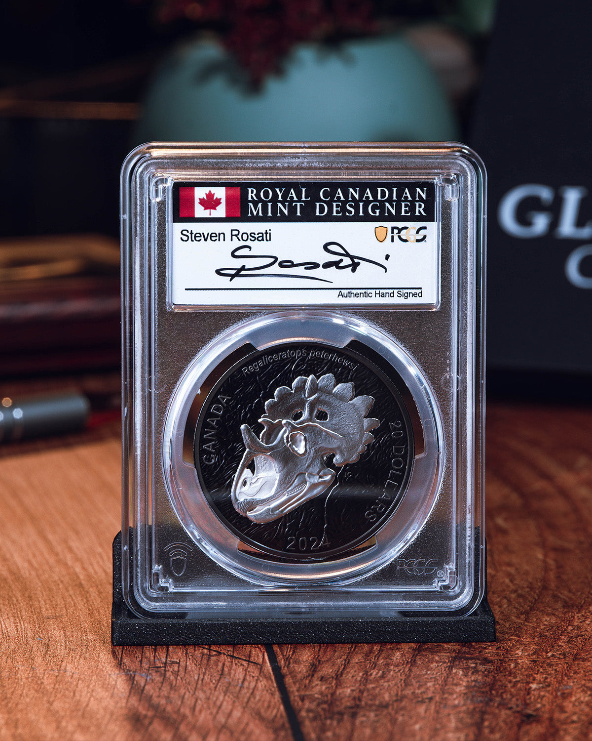 2024 $20 Canada Royal Horned Face Matte | First Day of Issue PCGS PR70 | Steven Rosati Autographed