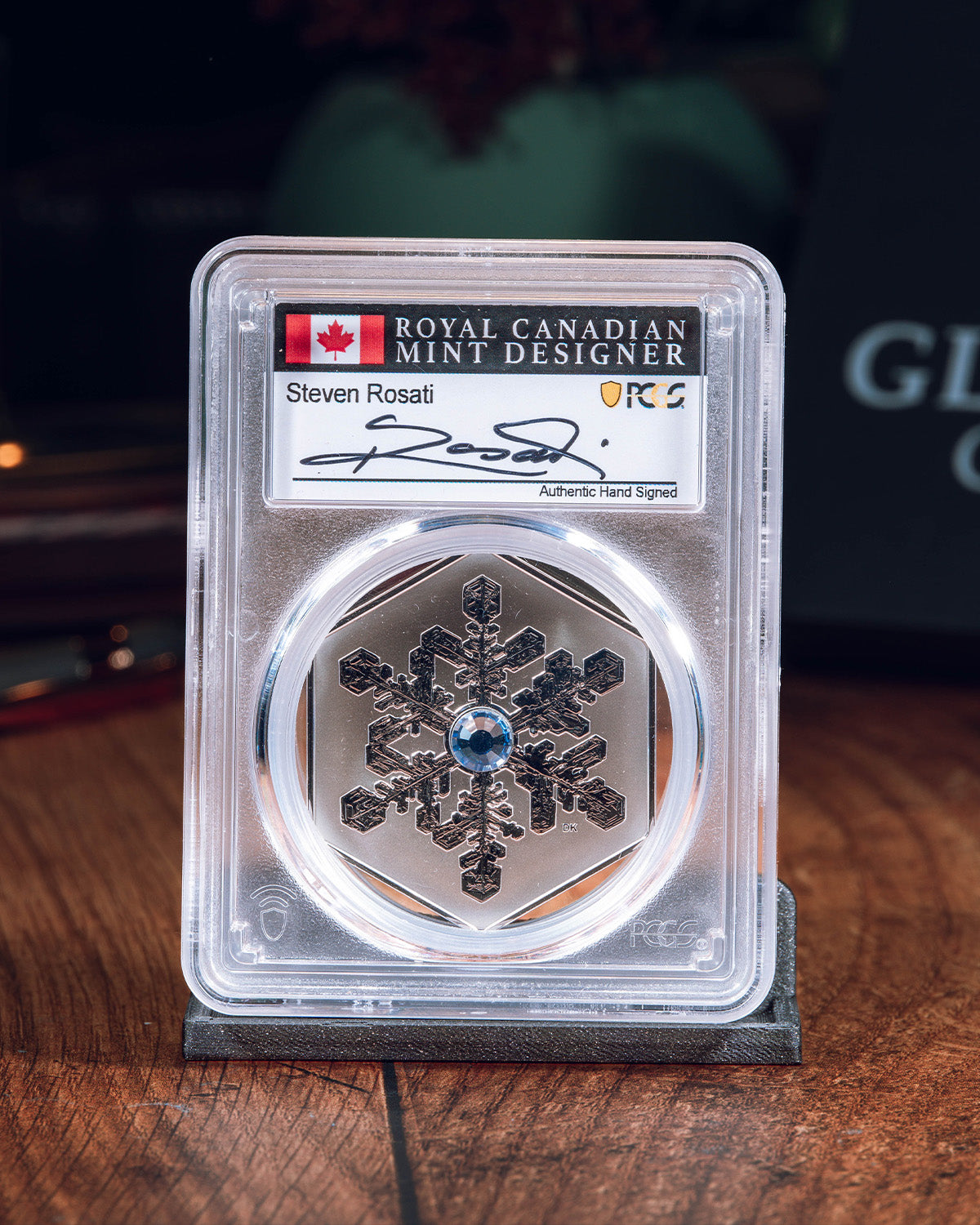 2024 $20 Canada Snowflake Reverse Proof | First Day of Issue PCGS PR70 | Steven Rosati Autographed