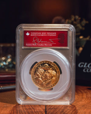 Dragon gold coin