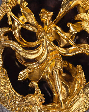 2024 $50 Gold Canada Allegory of Freedom | Antique Finish Gilt First Day of Issue | Steven Rosati Autographed