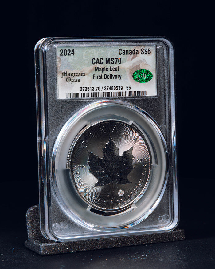 2024 S $5 Maple Leaf "Magnum Opus" | First Delivery CAC MS70