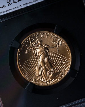 2025 1/2 oz Gold Eagle | First Day of Issue NGC MS70 | Anna Cabral Autographed