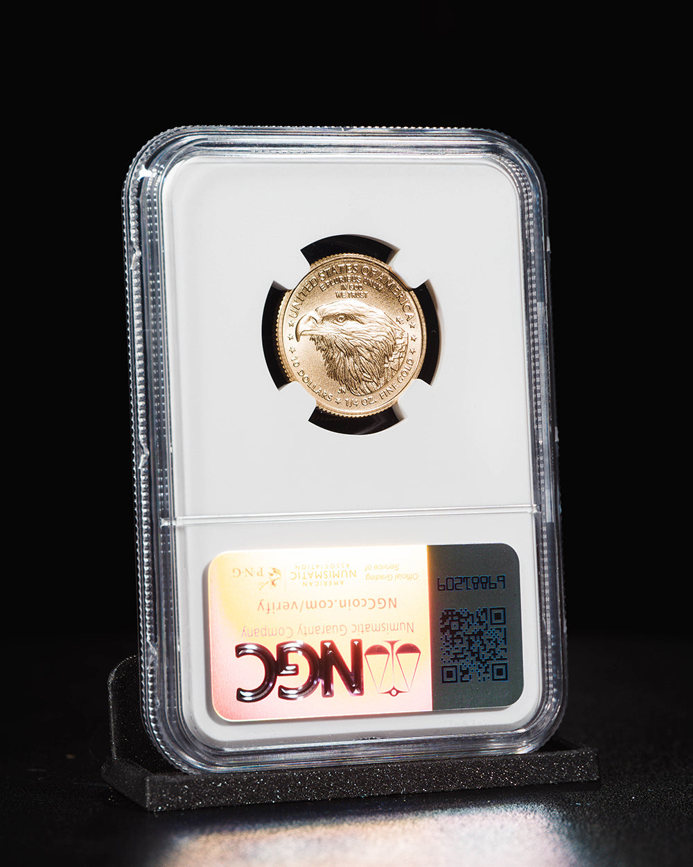 2025 $10 Gold Eagle | First Day of Issue NGC MS70 | Kenneth Bressett Autographed