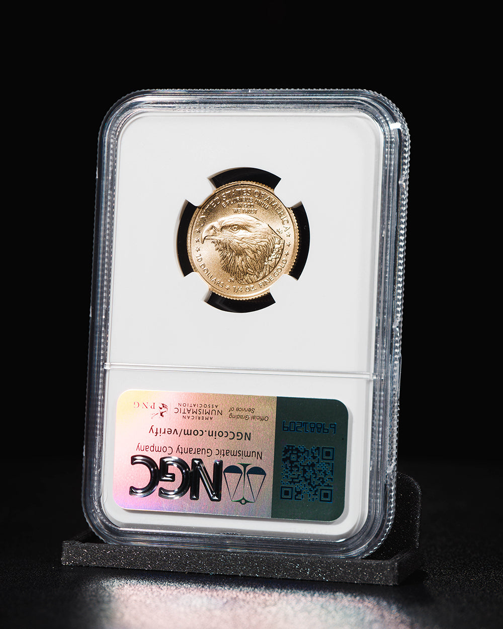 2025 $10 Gold Eagle | First Day of Issue NGC MS70 | Kenneth Bressett Autographed