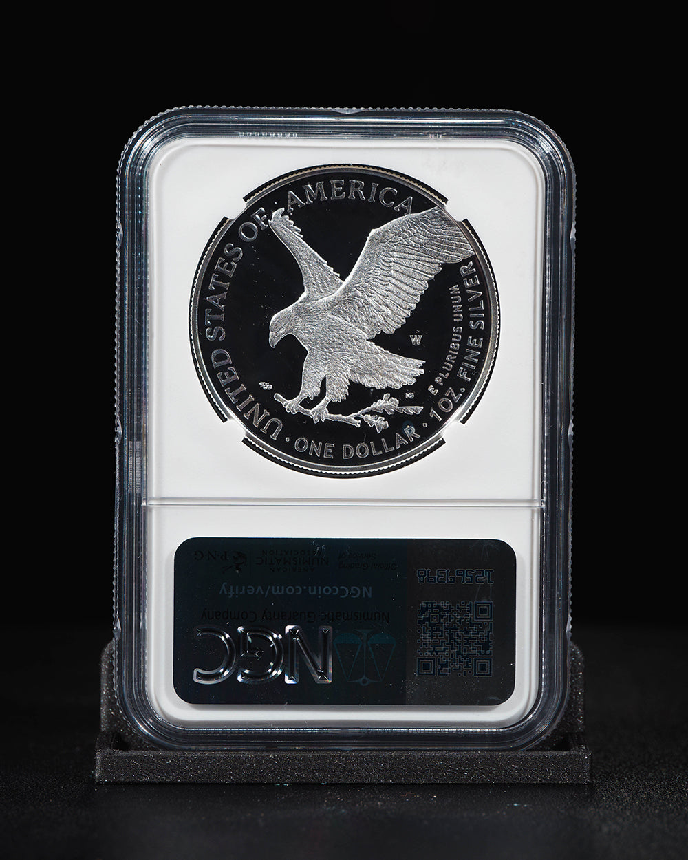 2025 W $1 Silver Eagle | Advanced Releases NGC PR70 Ultra Cameo | Kenneth Bressett Autographed