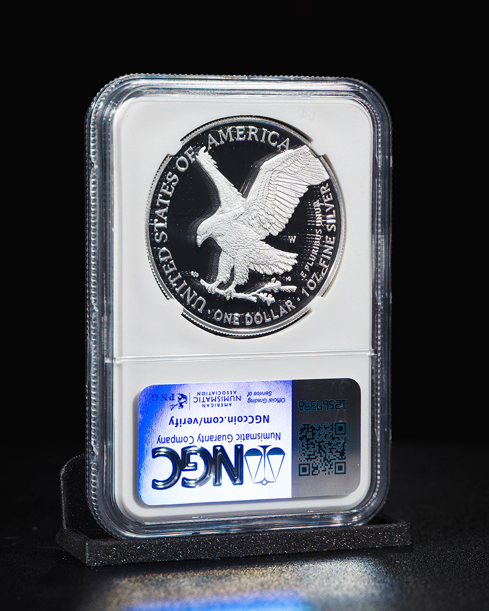 2025 W $1 Silver Eagle | Advanced Releases NGC PR70 Ultra Cameo | Kenneth Bressett Autographed