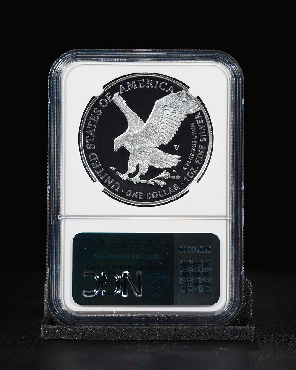 2025 W $1 Silver Eagle | Congratulations Set Advanced Releases NGC PR70 Ultra Cameo | Kenneth Bressett Autographed