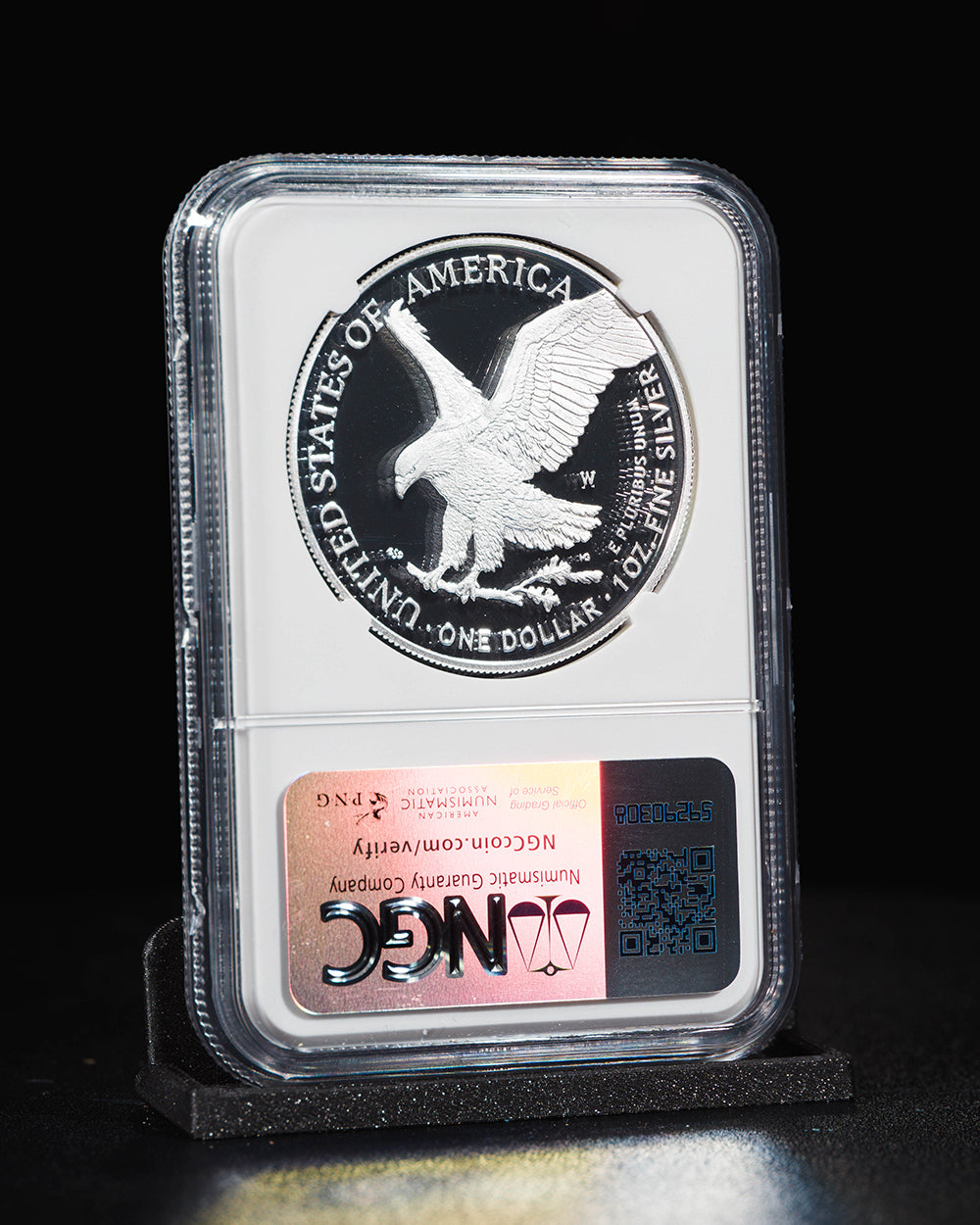 2025 W $1 Silver Eagle | Congratulations Set Advanced Releases NGC PR70 Ultra Cameo | Kenneth Bressett Autographed