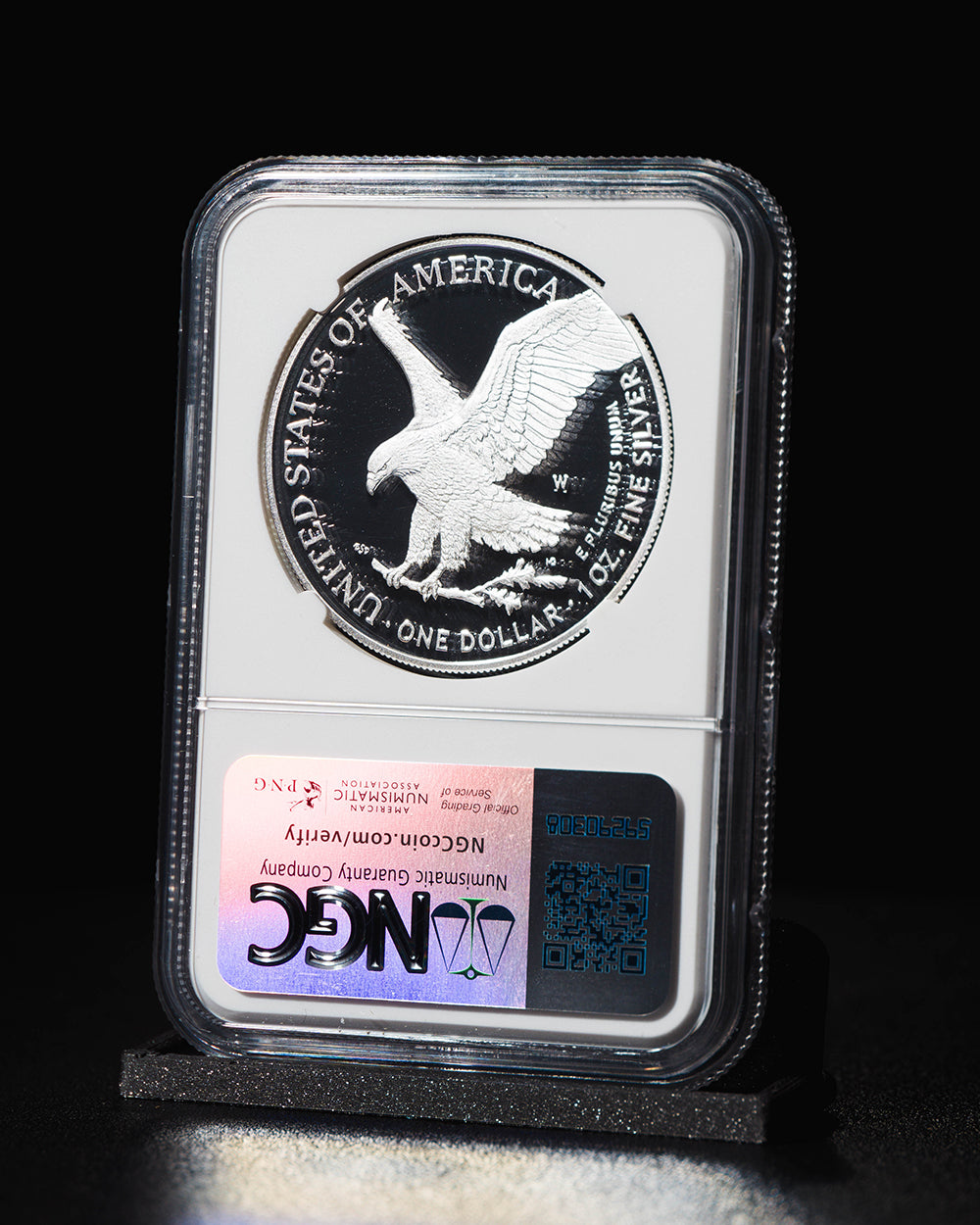 2025 W $1 Silver Eagle | Congratulations Set Advanced Releases NGC PR70 Ultra Cameo | Kenneth Bressett Autographed