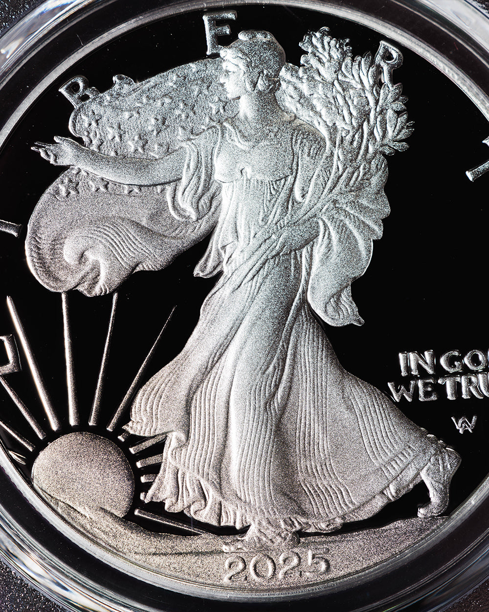 2025 W $1 Silver Eagle | Advanced Release PCGS Deep Cameo PF70 | Stephanie Sabin Autographed