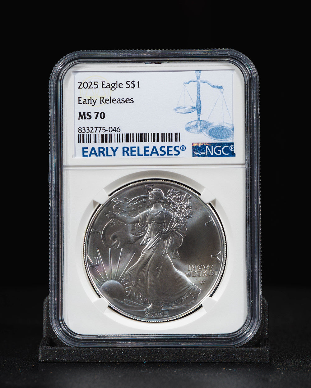 2025 $1 Silver Eagle | Early Releases NGC MS70