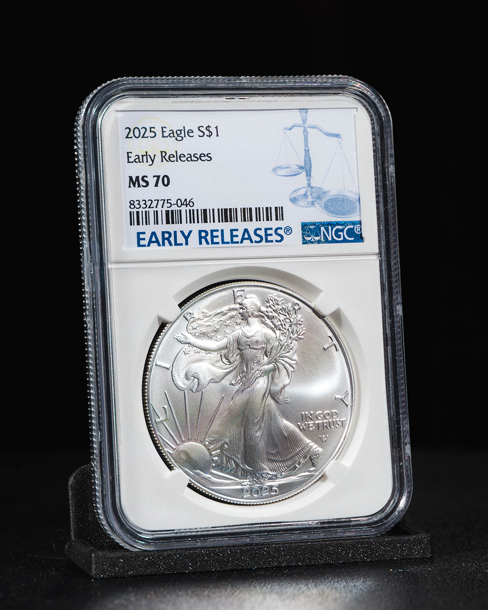 2025 $1 Silver Eagle | Early Releases NGC MS70