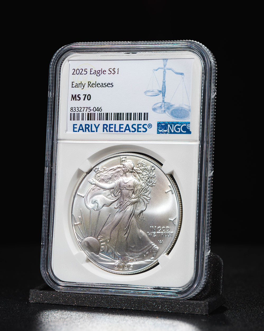 2025 $1 Silver Eagle | Early Releases NGC MS70