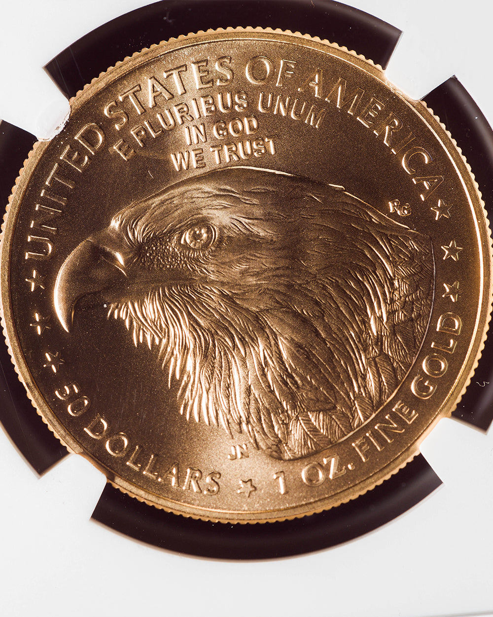 2025 $50 Gold Eagle | First Day of Issue NGC MS70 | Kenneth Bressett Autographed