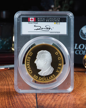 5 oz Gold Canada Maple Leaves
