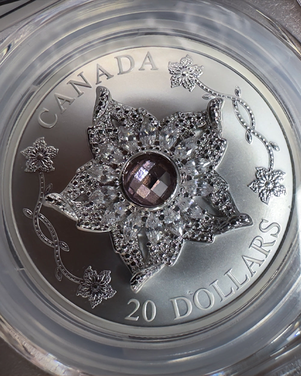 2025 Silver Diamond Brooch | First Day of Issue PCGS Gem Proof | Steven Rosati Autographed
