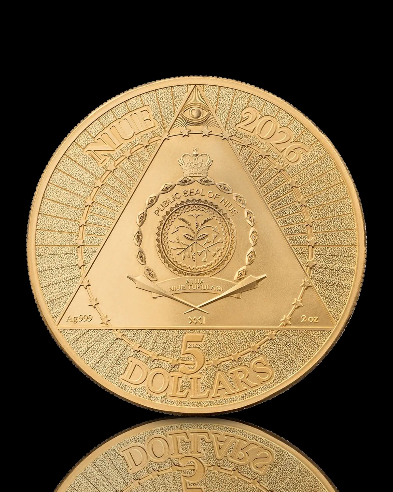 2026 Niue "United We Stand" 250 Years of U.S. Independence 2 oz Silver High Relief Coin