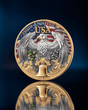 2026 Niue "United We Stand" 250 Years of U.S. Independence 2 oz Silver High Relief Coin
