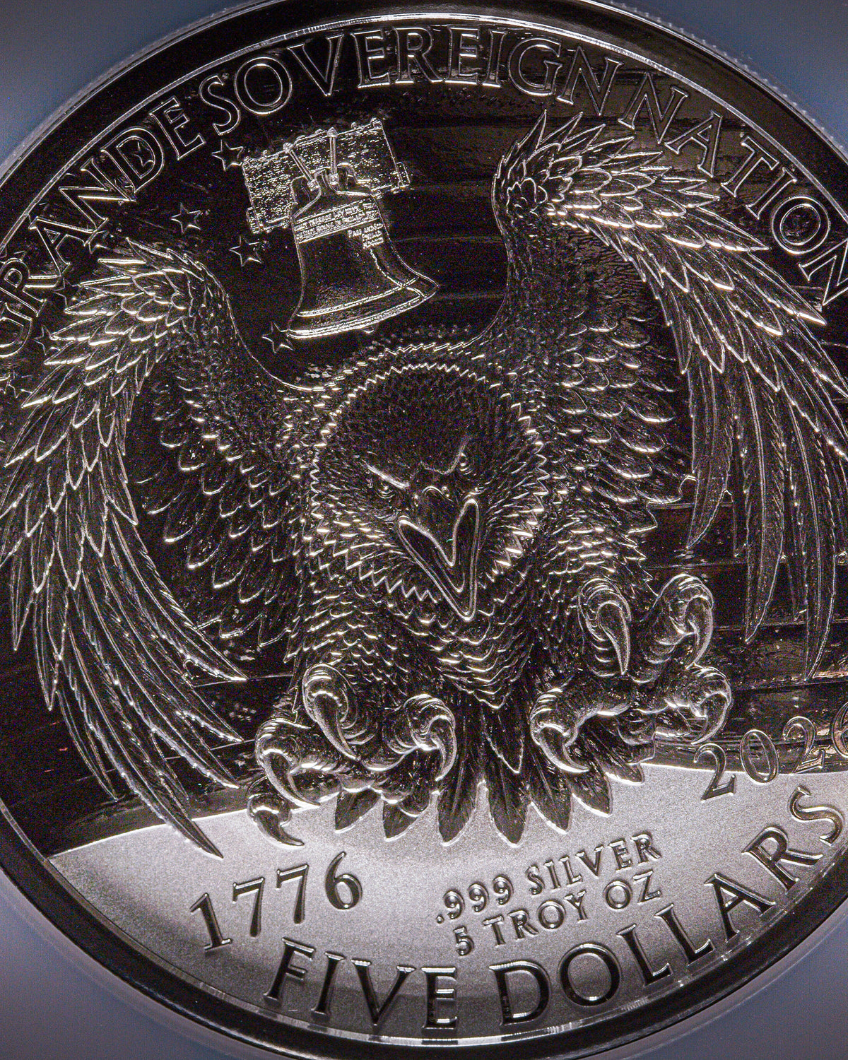 2026 5oz Silver September 11 25th Anniversary | NGC First Day of Issue Reverse PF70 | Anna Cabral Autographed