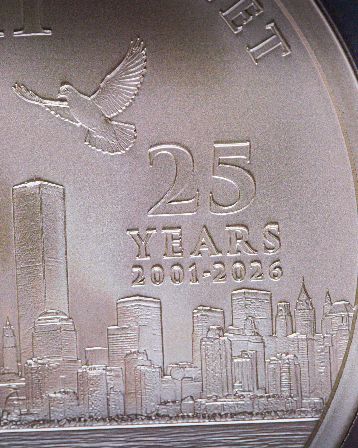 2026 5oz Silver September 11 25th Anniversary | NGC First Day of Issue Matte PF70 | Anna Cabral Autographed