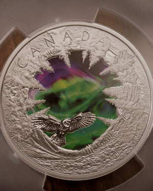 2025 $30 Canada Magic of the Northern Lights | First Day of Issue PR70 | Steven Rosati Autographed (Copy)