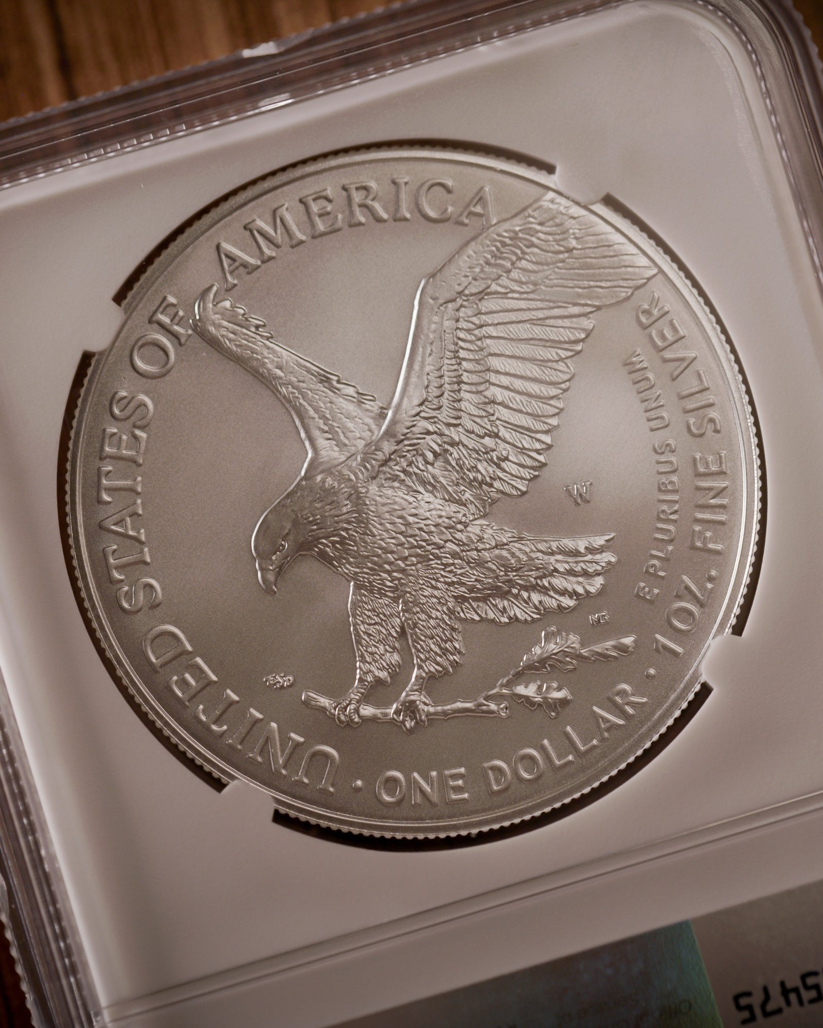 2025 W Burnished Silver Eagle | Advanced Release MS70 | Kenneth Bressett Autographed