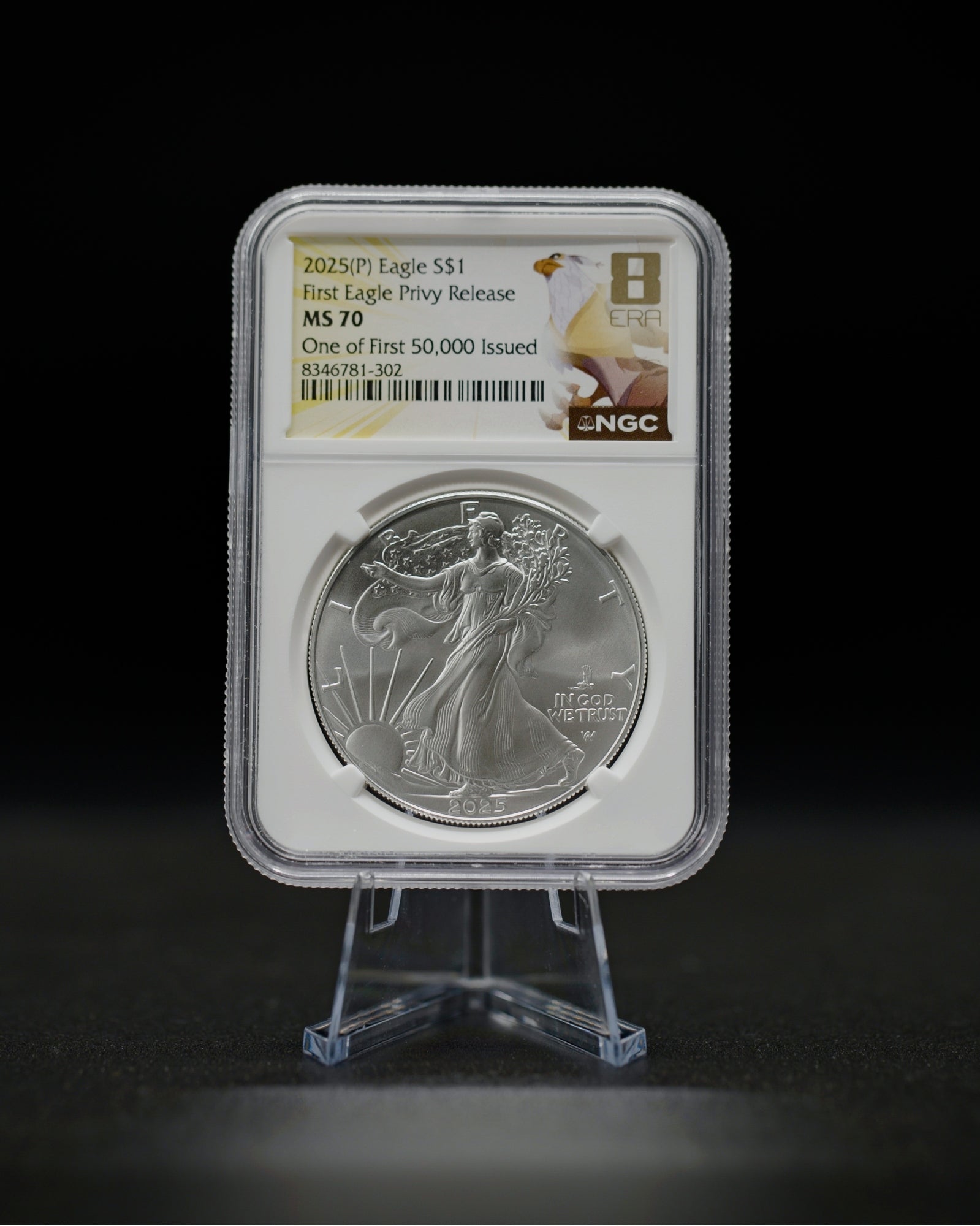 2025 Silver 2025 $1 American MS69 First Eagle Privy Label - 1 Oz 2025 Silver 2025 $1 American MS69 First Eagle Privy Label - 1 Oz