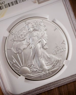 2025 P Silver Eagle First Eagle Privy | 1 of First 50,000 MS69