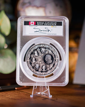 2025 5 oz Canada Silver Legacy of the Crown | PR70 Deep Cameo | Steven Rosati Autographed