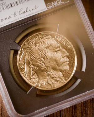 2025 W 1 oz Gold Buffalo | Advanced Releases PF70 | Anna Cabral Autographed