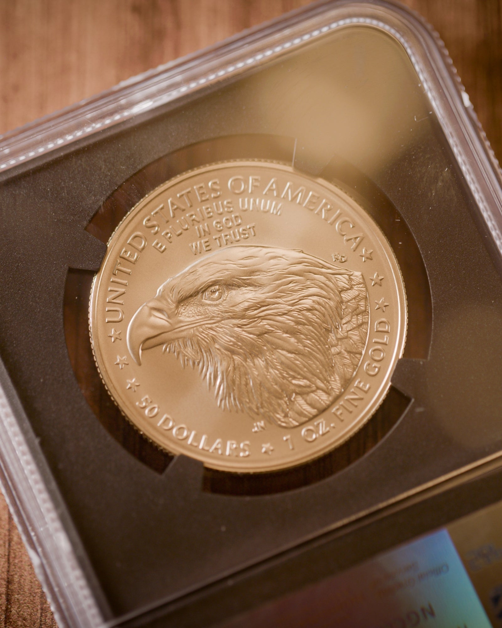 2025 W $50 Burnished Gold Eagle | NGC MS70 Advanced Release | Anna Cabral Autographed