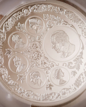 2025 5 oz Canada Silver Legacy of the Crown | PR70 Deep Cameo | Steven Rosati Autographed