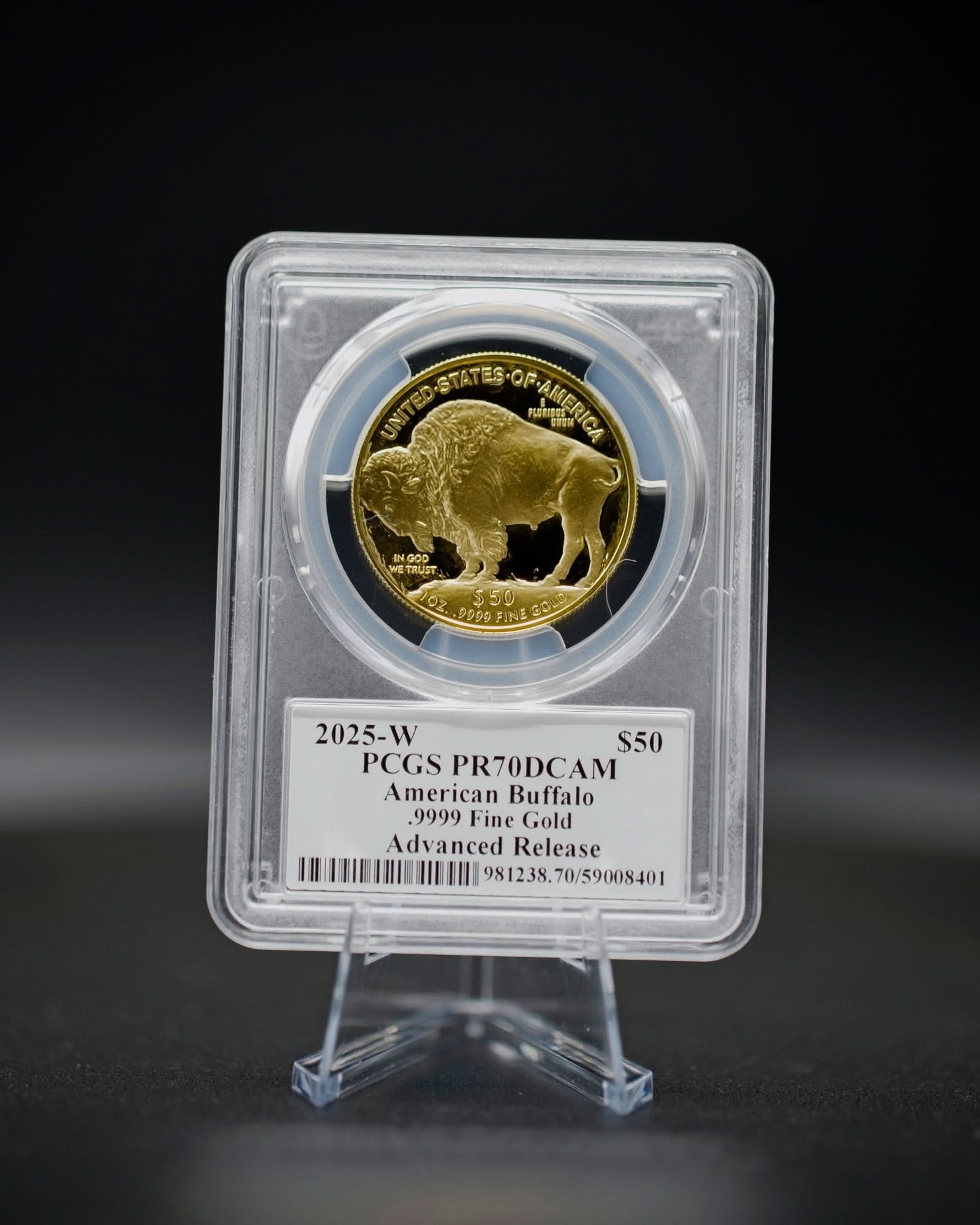 2025 W 1 oz Gold Buffalo | Advanced Releases PR70 | Stephanie Sabin Autographed