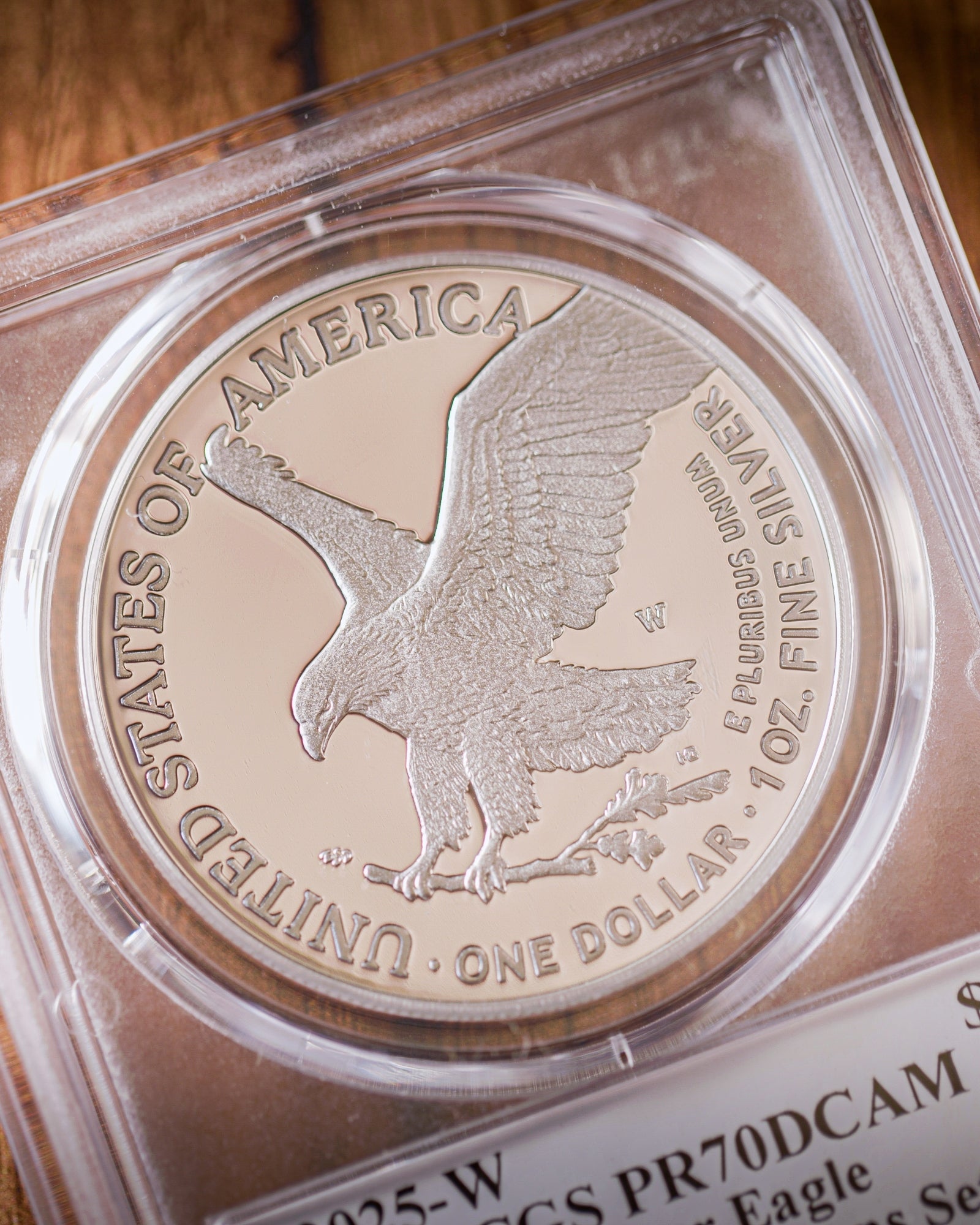 2025 W $1 Silver Eagle | Congratulations Set First Day of Issue PCGS PF70 Deep Cameo | Stephanie Sabin Autographed